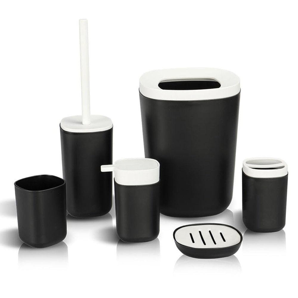 Bathroom Kit Hotel Guest House Storage Toothbrush Holder Washing Six-piece Set