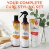 CIBU Starter Set for Curly Hair Bundle - Leave In Spray Cream (8 oz), Defining Cream (8oz), Enhancing Gele (8oz) - Curly Hair Products for Soft and Manageable Natural Curls, Coils, and Waves view 3
