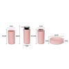 Bathroom Wash Set Mouthwash Cup Toothbrush Holder Soap Box Four-Piece view 2