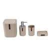 Bathroom Toiletries Set Table Soap Dish Gargle Cup Lotion Bottle Four-piece view 1