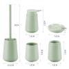 Five-Piece Mouthwash Brush Holder Soap Box Bathroom Storage Household Set view 4