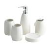 Bathroom Supplies Brushing Cup Wash Lotion Bottle Kit Five-piece Set view 1