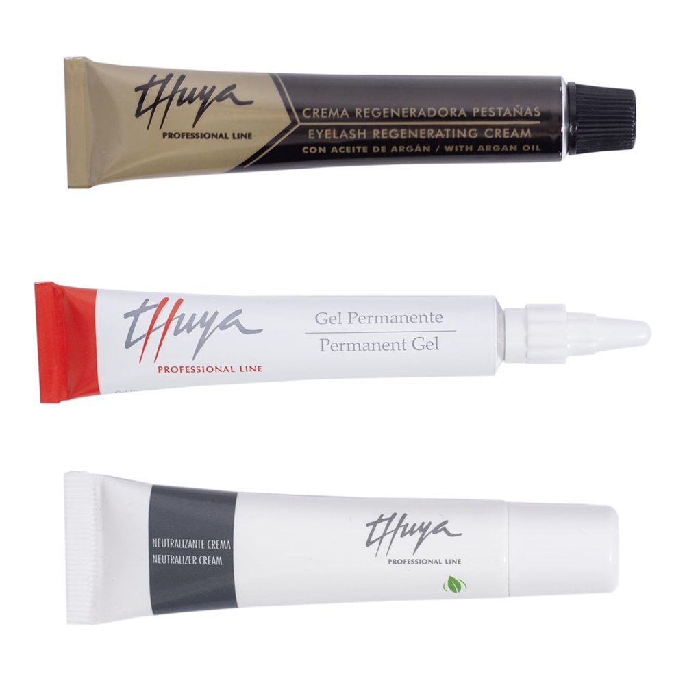 Lamination Set, Permanent gel, Neutralizer cream, Regeneration Cream Eyelashes Set