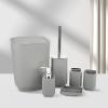 Mouthwash Cup Toothbrush Holder Trash Can Toilet Brush Bathroom Storage Toiletry Set view 1