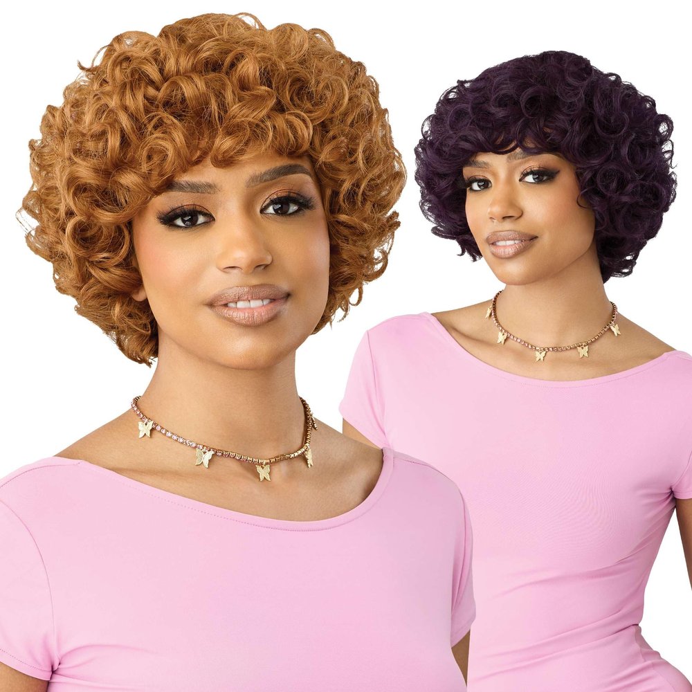Outre Wigpop Synthetic Full Wig - POP 4 (DARK VIOLET)