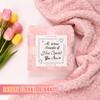 Mothers Day & Birthday Gifts for Women - Tova's Creations 13-Piece Strawberry Daiquiri Spa Gift Basket with 40 OZ Tumbler & Luxury Flannel Blanket for Mom, Wife, Grandma view 4