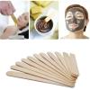 Wooden Wax Sticks 500PCS Woman Wooden Body Hair Removal Sticks Wax Waxing Disposable Sticks Beauty Toiletry Kits Wood Tongue Depressor Spatula view 4
