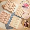 Wooden Wax Sticks 500pcs Wooden Wax Sticks Multi-Purpose Waxing Sticks Spatulas For Hair Removal Wooden Craft Sticks Suit Stirring view 2
