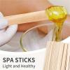 Wooden Wax Sticks 500pcs Wooden Wax Sticks Multi-Purpose Waxing Sticks Spatulas For Hair Removal Wooden Craft Sticks Suit Stirring view 3
