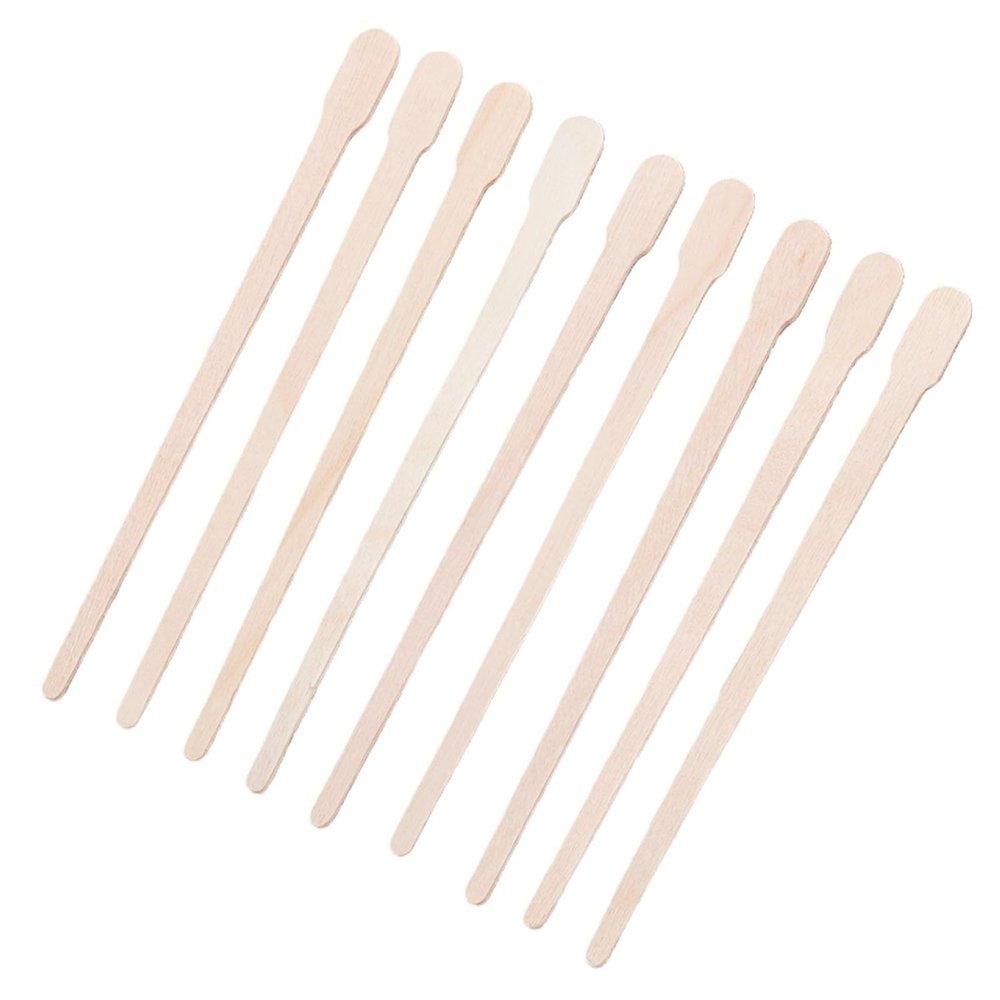 Wooden Wax Sticks 1000 Pcs Disposable Waxing Wax Wooden Bamboo Sticks Spatula Tongue Depressor Kit Hair Removal Cream Depilatory Beauty Tool(Flat)
