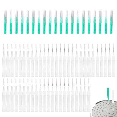 70pcs Shower Head Cleaning Tools, Including 20 Cleaning Brushes & 50 Shower Hole Brushes Unclogger Accessory for Small Holes Faucets Nozzles Sink Gaps