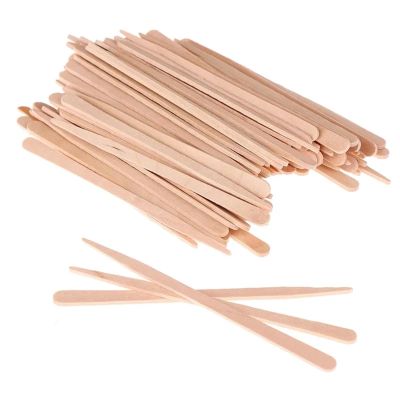 Wooden Wax Sticks 600Pcs Wooden Hair Removal Stick Face Wax Sticks Depilation Spatula Body Eyebrow Applicator Smooth Tongue Depressor Smudge stick(119-Sharp100P)