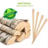 Wooden Wax Sticks 600Pcs Wooden Hair Removal Stick Face Wax Sticks Depilation Spatula Body Eyebrow Applicator Smooth Tongue Depressor Smudge stick(119-Sharp100P) view 3