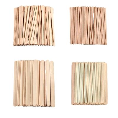 Wooden Wax Sticks 1000Pcs Wooden Hair Removal Stick Face Wax Sticks Depilation Spatula Body Applicator Smooth Tongue Depressor Beauty Tools(2set1000pcs)