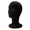 Wig Heads Styrofoam 2 Pack, Foam Heads for Wigs, Mannequin Headset Wig Display Stand Display Hair, Halloween Props, Hats and Hairpieces, Mask for Home, Salon and Travel (1 pack C-Black) view 1