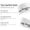 Simpletics Hair Clay for Men (Vanilla Scent)  Natural 6 Ingredient Matte Styling Clay with Beeswax & Coconut Oil  Strong Hold, Water Based, Non-Greasy  Adds Texture & Volume  2oz (3 Pack) view 3