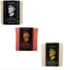 Modern Pirate Face and Body Soap Trio | DEAD SEA, AUSTRALIAN RED CLAY, BAY RUM SHAVE + FACE SOAPS | Smoothes, Mositurizes, Exfoliates | Naturally fortumated 3 x 110 grams bars view 1