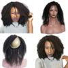 Kiss darling LASHES Afro Kinky Curly 360 Lace Closure Human Hair Only 8inch 4C Curly Transparent 360 Full Lace Frontal Closure Free Part with Baby Hair view 3