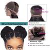 Kiss darling LASHES Afro Kinky Curly 360 Lace Closure Human Hair Only 8inch 4C Curly Transparent 360 Full Lace Frontal Closure Free Part with Baby Hair view 4