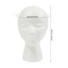 PERFERATE 12 Packs Foam Wig Head Stand Hat Wig Foam Mannequin Styrofoam Mannequin Head Styrofoam Heads Model Display for Masks Hats Hair, Hairpieces, Salon and Store view 2