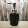 Bright Black Bathroom Supplies Three-piece Toiletry Set European Dispenser Bottle Mouthwash Cup Soap view 4