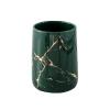 Bathroom Cup Ceramic Toothbrush Marble Stemless Mouthwash view 2