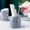 Bathroom 6-piece Toiletries Set Supplies Toothbrush Cup view 4
