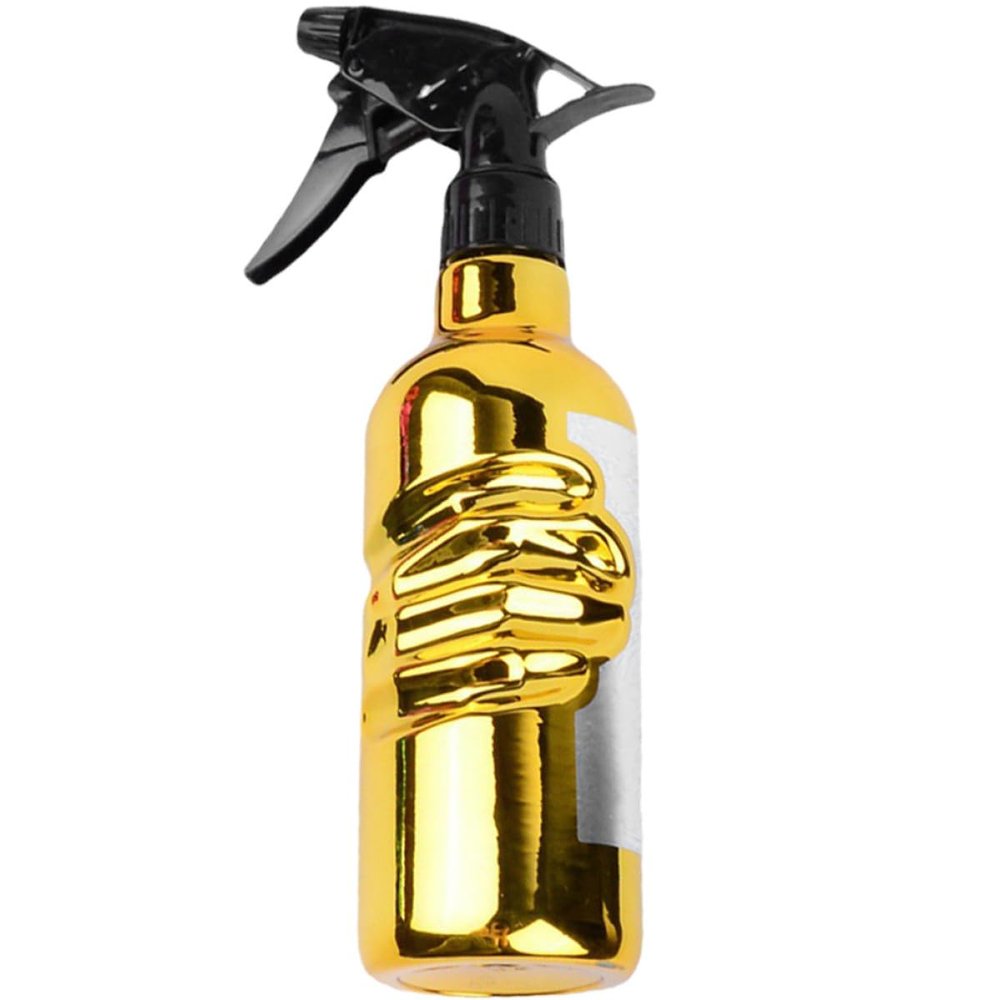 OSALADI Retro Golden Refillable Fine Mist Sprayer Bottle for Houseplants