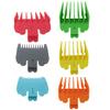 Clipper Guards Set Compatible for Most W-ahl Clippers, Clipper Guides Replacement - 1/16" to 1/2", 6 Pcs, Color Coded Color (New Version) view 1