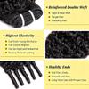 Burmese Curly Bundles Human Hair 12 12 14 14 Inch Human Hair 4 Bundles 100% Unprocessed Quick Weave 3c4a Real Human Hair Extensions Water Wave with Spiral Curly End Natural Black Color view 2