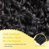 Burmese Curly Bundles Human Hair 12 12 14 14 Inch Human Hair 4 Bundles 100% Unprocessed Quick Weave 3c4a Real Human Hair Extensions Water Wave with Spiral Curly End Natural Black Color view 3