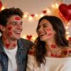 129Pcs Valentines-Day Kiss Red-Lip Tattoos -15Sheets Tattoos Temporary Stickers Red Kiss Lip Print Waterproof Fake Tattoo for Kids Women Girls Kids Face Body Valentine Gifts Party Favors Decorations view 2