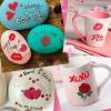 129Pcs Valentines-Day Kiss Red-Lip Tattoos -15Sheets Tattoos Temporary Stickers Red Kiss Lip Print Waterproof Fake Tattoo for Kids Women Girls Kids Face Body Valentine Gifts Party Favors Decorations view 4