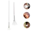 ARTSEWPLY 2pcs Facial Mask Fan Brushes Soft Bristle Cosmetic Applicator Tools with Long Short Handles for Precise Skincare Application Easy to Clean Gentle Touch for Women view 3
