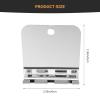 OSALADI Bathroom Shaving Mirror Acrylic Cosmetic Mirror with Razor Holder Portable Anti-Fog Square Vanity for Home Travel and Shower Use view 2
