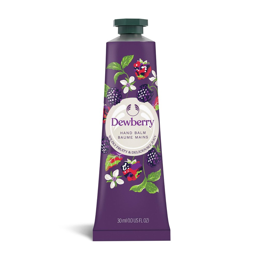 The Body Shop Dewberry Hand Balm | 96H Nourishing Moisture, 1.0 Oz