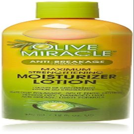 Afr~ican Pri~de Olive Miracle Oil Moisturizing Hair Lotion, Anti-Breakage & Strengthening Formula, Hydrating for Dry or Damaged Hair, 12 fl oz