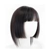 100% Human Hair Bangs Hair Clip in Bangs Fringe with Temples Hairpieces for Women Hair Bangs Extension for Daily Wear (Natural black) view 1