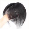 100% Human Hair Bangs Hair Clip in Bangs Fringe with Temples Hairpieces for Women Hair Bangs Extension for Daily Wear (Natural black) view 2