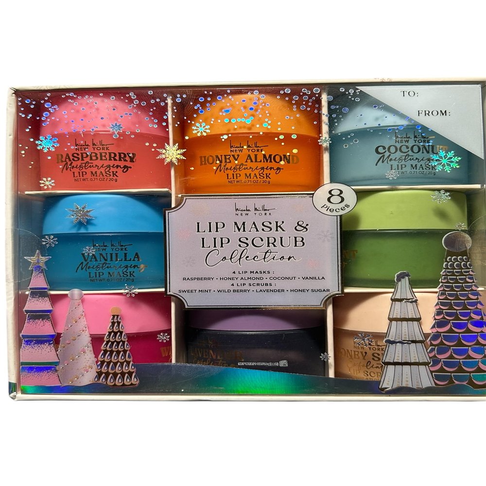 Nicole Miller New York Lip mask & lip Scrub collection set