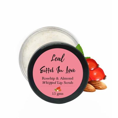 BEMT Cosmetics Lip Scrub 15g Eiffel in Love | Gentle Exfoliating Lip Scrub for Smooth, Soft, and Hydrated Lips | Sulfate & Paraben Free | Infused with Almond Oil, Rosehip Oil & Vitamin E