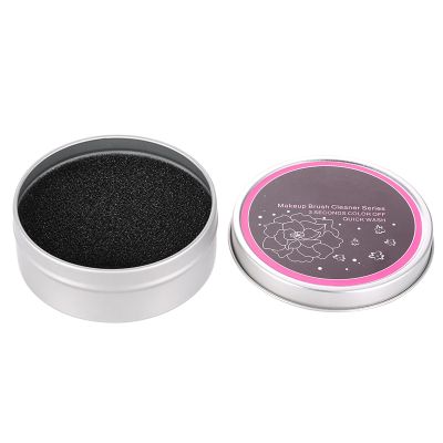 LUCKDANO Brush Color Removal Sponge - Quick & Easy Makeup Brush Cleaning Tool - Compact Design for Travel Durable & Soft Material