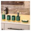 Bathroom Toiletries Set Ceramic 6-piece Home view 1
