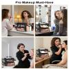 TANTO Makeup Brush Bag, Clear Makeup Brush Holder with Adjustable Dividers view 2