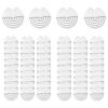 60 Pcs Heat Shield Guards for Hair Extensions, Clear K Tip Spacer Template, Single Hole Round Fusion Glue Protector Templates with Scale for Hair Extension view 1