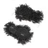 Decoration Synthetic Short Kinky Curly Drawstring Ponytail with Bangs, Clip in Afro High Puff Hair Bun Hairpiece Extension(2) view 3