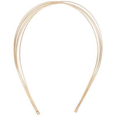 VINTORKY Elegant Fine Metal Headband for Women Wedding Hair Hoop Party Accessory Comfortable Non-slip Decorative Hairband