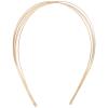 VINTORKY Elegant Fine Metal Headband for Women Wedding Hair Hoop Party Accessory Comfortable Non-slip Decorative Hairband view 1