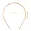 VINTORKY Elegant Fine Metal Headband for Women Wedding Hair Hoop Party Accessory Comfortable Non-slip Decorative Hairband view 2