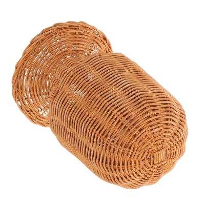 SHERCHPRY Handmade Rattan Wig Stand Holder Wicker Hair Display Rack for Salon Hat Storage Rustic Mannequin Head Organizer for Wigs Caps